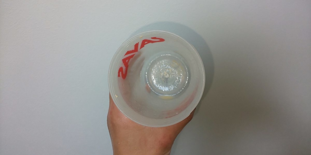 水で飲んだあと